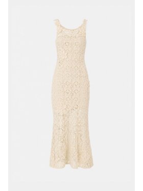 PINKO PINKO Sukienka letnia Juncus Abito Beżowy Regular Fit