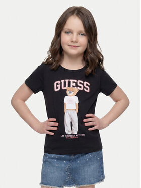 Guess Guess T-Shirt J6YI08 K3710 Μαύρο Regular Fit