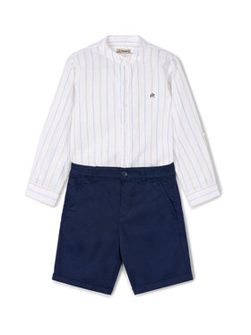 Mayoral Mayoral Completo camicia e pantaloncini 3230 Blu scuro Regular Fit