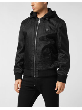 PHILIPP PLEIN PHILIPP PLEIN Bundy bomber 27017 Čierna Regular Fit