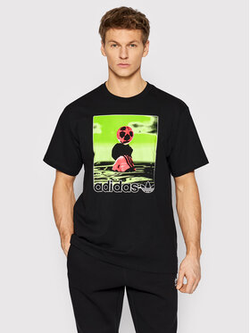 adidas adidas T-shirt Football Photo HC2128 Crna Regular Fit