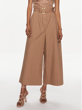 PINKO Pinko Culotte nadrág Poseidone 103006 A1N3 Barna Relaxed Fit