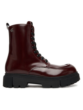 Calvin Klein Calvin Klein Schnürstiefeletten Tronchetto Allacciato V4A5-83132-1453 Dunkelrot