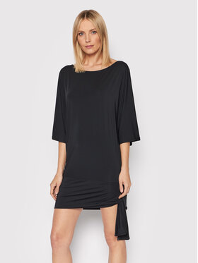 MICHAEL Michael Kors MICHAEL Michael Kors Φόρεμα παραλίας MM7M749 Μαύρο Relaxed Fit
