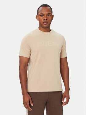 Guess Guess T-krekls Z6YI17 K4968 Bēšs Regular Fit
