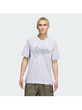 adidas adidas T-Shirt Varsity Tailsweep Graphic Szary Regular Fit