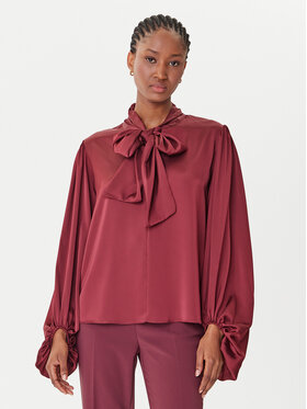 Rinascimento Rinascimento Blúzka CFC0126202003 Bordová Loose Fit