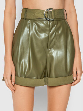Guess Guess Шорти от имитация на кожа Tala W1YD49 WE0C0 Зелен Regular Fit