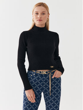 MICHAEL Michael Kors MICHAEL Michael Kors Džemper MF360P26V1 Crna Slim Fit