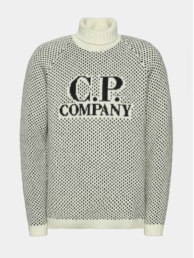 C.P. Company C.P. Company Rolák 15CMKN266A 006635J Écru Regular Fit