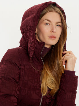 Elisabetta Franchi Puhovka PI-70D-46E1-V640 Bordo Rdeča Regular Fit