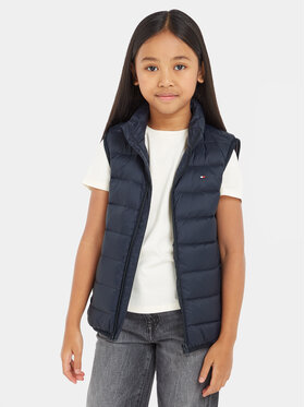 Tommy Hilfiger Tommy Hilfiger Kamizelka Essential Light down Yest KS0KS00439 Granatowy Regular Fit