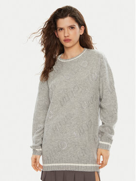 Liu Jo Liu Jo Sweter TF4173 MS55L Szary Regular Fit