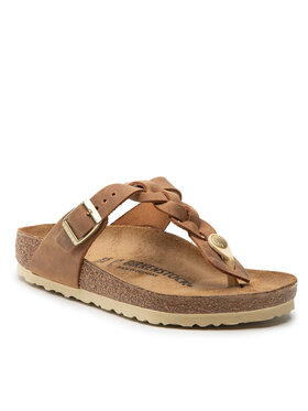 Birkenstock Birkenstock Japonki Gizeh Braided 1021355 Brązowy
