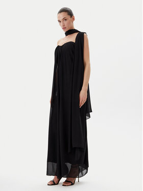 Eleh Eleh Rochie de seară ESS250187 Negru Regular Fit