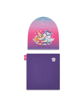 Paw Patrol Paw Patrol Komplet czapka i komin CEO-ACCCS-AW25-316PAW Fioletowy