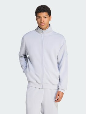 adidas adidas Bluza SOFT LUX Szary Loose Fit