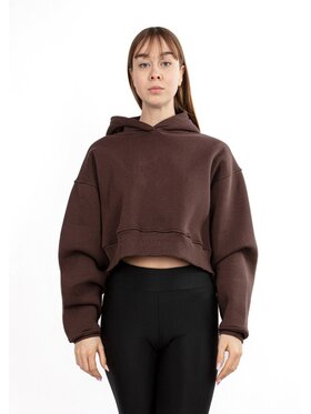 DKaren Sport DKaren Sport Bluza DK-K-B11 Brązowy Classic Fit