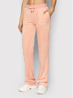 Juicy Couture Juicy Couture Spodnie dresowe Del Ray JCAP180 Różowy Regular Fit