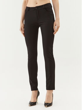 Rinascimento Rinascimento Текстилни панталони CFC0116016003 Черен Slim Fit