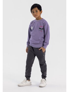 MINOTI MINOTI Spodnie dresowe 23fleece44 Szary Regular Fit