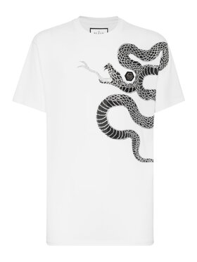 PHILIPP PLEIN PHILIPP PLEIN T-Shirt 22843 Bílá Regular Fit