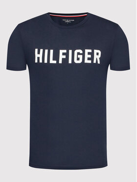 Tommy Hilfiger Majica Ss Tee UM0UM02011 Mornarsko Modra Regular Fit