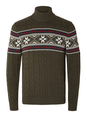 Selected Homme Selected Homme Rolák 16081554 Zelená Regular Fit
