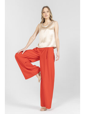 Deni Cler Milano Deni Cler Milano Spodnie materiałowe W-DC-5242-F2-A7-30-1 Czerwony Loose Leg