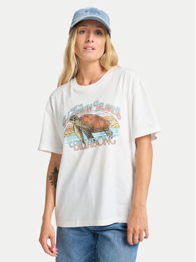 Billabong Billabong T-Shirt On Vacay EBJZT00468 Λευκό Regular Fit