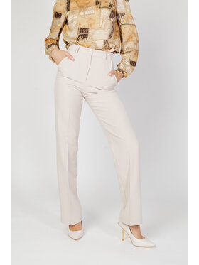 Hanny Deep Hanny Deep Pantaloni palazzo F876YBDP3423B Bianco Palazzo Fit