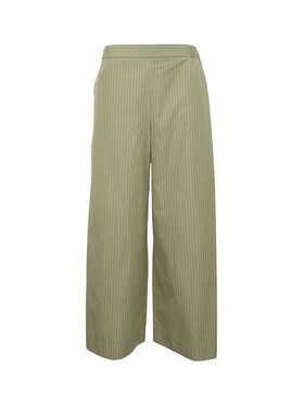 Max Mara Max Mara Chinosy q-roa-35522 Zielony Regular Fit