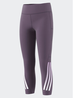 adidas adidas Клин Training AEROREADY 3-Stripes High-Rise 7/8 Optime Pocket Leggings IJ7122 Виолетов