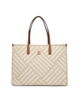 Tommy Hilfiger Tommy Hilfiger Borsetta Th City Tote AW0AW18394 Beige