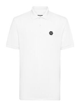 PHILIPP PLEIN PHILIPP PLEIN Polo 21691 Bianco Slim Fit