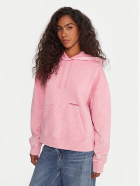 Tommy Jeans Tommy Jeans Bluză DW0DW21609 Roz Boxy Fit
