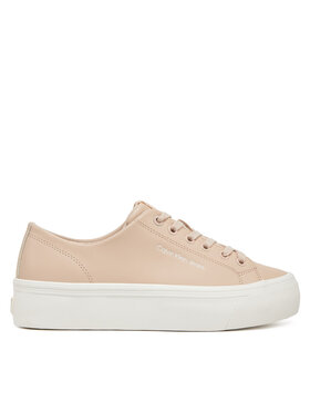 Calvin Klein Jeans Calvin Klein Jeans Снікерcи Vulc Flatform Low Mg Lth YW0YW01771 Рожевий