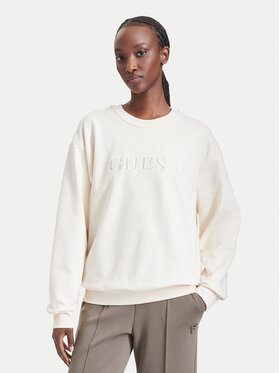 Guess Guess Mikina O5RQ03 KCO31 Svetlo béžová Regular Fit