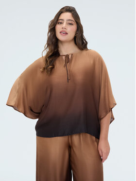 Fiorella Rubino Fiorella Rubino Blusa 2031E000388N0V2 Marrone A-Line Fit