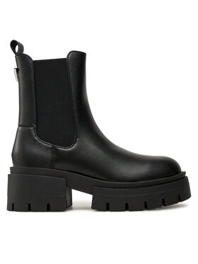 Guess Guess Jātnieku stila puszābaki Charlotte FLFCHT ELE10 Melns