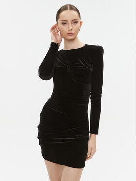 Elisabetta Franchi Elisabetta Franchi Коктейльна сукня AB-483-37E2-V380 Чорний Slim Fit