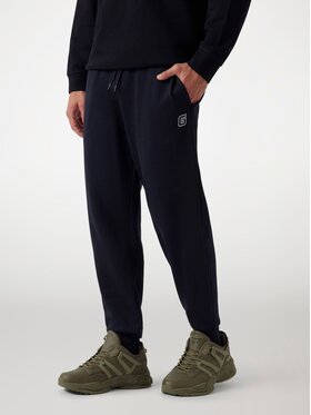 Guess Guess Spodnie materiałowe 176645 Czarny Regular Fit