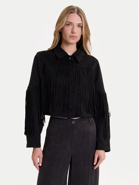 ONLY ONLY Bunda z imitácie kože Diane 15354896 Čierna Regular Fit
