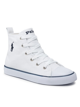 Polo Ralph Lauren Polo Ralph Lauren Sneakers aus Stoff Hamptyn Hi RF103500 Weiß