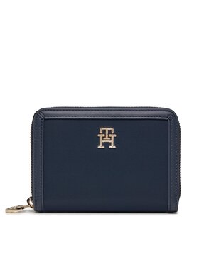 Tommy Hilfiger Tommy Hilfiger Portofel Mare de Damă Th Essential S Med Za AW0AW15754 Bleumarin