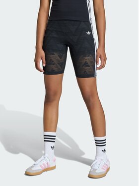 adidas adidas Szorty rowerowe LACE Czarny Fitted Fit