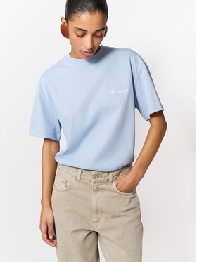 La Mania La Mania T-Shirt CARENA Niebieski Basic Fit