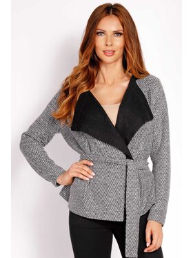 Awama Awama Cappotto L021 Grigio Basic Fit