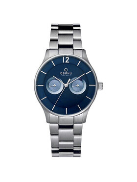 Obaku Obaku Hodinky V192GMCLSC Strieborná
