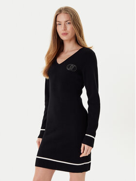 Liu Jo Liu Jo Strickkleid TF5253 MS63L Schwarz Regular Fit